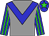 Grey, blue chevron, lime stripes on blue sleeves, lime star on blue cap (Timothy Madden)