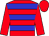 Red, blue hoops, red sleeves, red cap (David Romanik)
