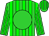Lime, green stripes, lime ball (Moger Inc)