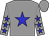 Grey, blue star, blue stars on sleeves (Gray, Jill And Dr William T)