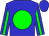 Blue, green ball, green stripe on sleeves (Marcelino Trujillo)