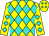 Yellow, turquoise diamonds (Peter Johnson)