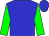 Blue, Green Circled 'M', Green Sleeves, Blue Cap (David Moore)