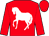 Red, white horse, red cap (Thoroughbred Champions Training Center Llc)