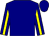 Navy, yellow stripe on sleeves, navy cap (William Tharrenos)