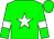 Green, White star and armlets (B V B A Vanberghen)