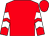 Red, White Circled Red 'Lucky Red Stable', White Chevrons On Sleeves (Lucky Red Stables)