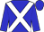 Blue, White Cross Sashes (Javier Contreras)