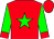 Red, green star, red cuffs on green sleeves (Rockin' J East Llc)