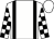 White, black braces, black blocks on sleeves (Robert Raymond)