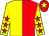 Yellow, red halved, yellow, red stars sleeves, red, yellow star cap (Howard Liang Yum Shing)