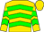 Gold, green chevrons (Lee Sheung Chau)