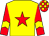 Yellow, red star, yellow chevron on red sleeves, red and yellow checked cap (Julian Hui Chun Hang & Michele Monique Reis)