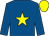 Royal blue, yellow star, yellow cap (Mr R G Gilbert)