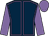Dark blue, mauve seams, sleeves and cap (Shinco Racing Limited)