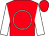 Red, white circle, white sleeves (Smith Red Gate Farm, Llc And Kuntz, Mark D)