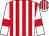 White, red stripes, red bars on sleeves (Jason McCutchen)