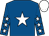 Royal blue, white star, royal blue sleeves, white stars and cap (Wood Hall Stud & Mrs I Corbani)