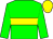Big-green body, yellow hoop, big-green arms, yellow cap (Denford Stud)