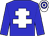 Blue body, white cross of lorraine, blue arms, white cap, blue hooped (P&f P&f Monfort)