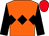 Orange body, black diamond hoop, black arms, red cap (Ecuries Serge Stempniak)