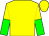 yellow, yellow and green halved sleeves (Stall Turfbambi)