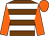 Chocolate & white hoops, orange sleeves and cap (Chiu Yu Hei & Edmond Chiu Sung Pak)