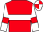 Red, white hoop, white sleeves, red armlet, red & white quartered cap (Shannon Street Syndicate)