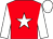 Red, white star & sleeves, white cap (Mrs Mary Higgins)