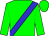 Green, blue sash, blue hoop on sleeves (Robert Dewitt)