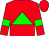 Red, green triangle, green armlets on sleeves (Jeff Walling)