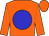 Orange, Blue ball, orange sleeves and cap (Richard Finucane)