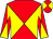 Red and yellow diagonal quarters (Jose Castanon)
