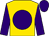 Gold, purple ball, purple sleeves, purple cap (Cox, John L , Williams, James M , McCauley, Cletus V And Roberson, Denis W)