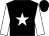 Black, white star, white sleeves, black cap (Barry King)