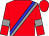 Red, blue and grey sash, grey bars on sleeves (Three M's Racing)