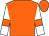 Orange, orange bars on white sleeves, orange cap (Top Notch Racing)