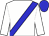 White, blue sash, white sleeves, blue cap (Cesar Nambo)