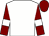 White, maroon sleeves, white armlets, maroon cap (Mr Eric Broadwith)