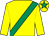 Yellow, emerald green sash, emerald green star on cap (Christopher Moran)