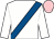 White, royal blue sash, pink cap (Miss Catriona Mac Nabb)