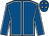 Royal blue, white seams, royal blue cap, white stars (Patrick Joseph Mulligan)