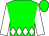 Green, white diamond belt, white sleeves (Gustavo Calleja)