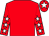 Red, white stars on sleeves, white star on cap (Jack Singleton)