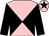 Black & pink diabolo, black sleeves, pink cap, black star (J Fyffe)
