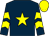 Dark blue, yellow star, yellow chevrons on sleeves, yellow cap (Miss Aine Bernadette O'Connor)