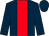 Dark blue, red stripe (Laurie Macri/mrs Magnier Et Al)