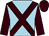 Light blue, brown cross sashes, brown sleeves, brown cap (Andrew Farm & For The People Partnership)