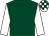 Dark green, white sleeves, white & dark green check cap (Stacey Fitzgibbon)