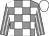Grey and white check, striped sleeves, white cap (D Smith/mrs Magnier/m Tabor/m Matsushi)